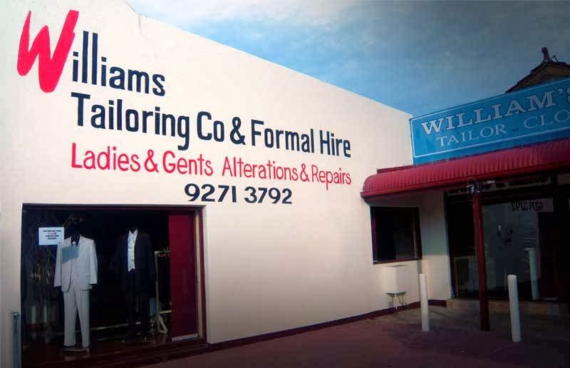 Williams Formal Hire | clothing store | 832/834 Beaufort St, Inglewood WA 6052, Australia | 0892713792 OR +61 8 9271 3792