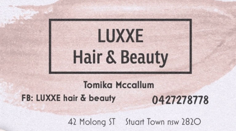 LUXXE Hair and Beauty | hair care | 42 Molong St, Stuart Town NSW 2820, Australia | 0427278778 OR +61 427 278 778