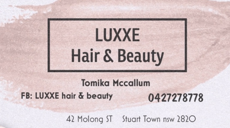 LUXXE Hair and Beauty | 42 Molong St, Stuart Town NSW 2820, Australia | Phone: 0427 278 778