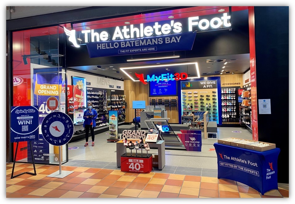 The Athletes Foot Batemans Bay | store | 1 Perry St, Batemans Bay NSW 2536, Australia | 0244807795 OR +61 2 4480 7795