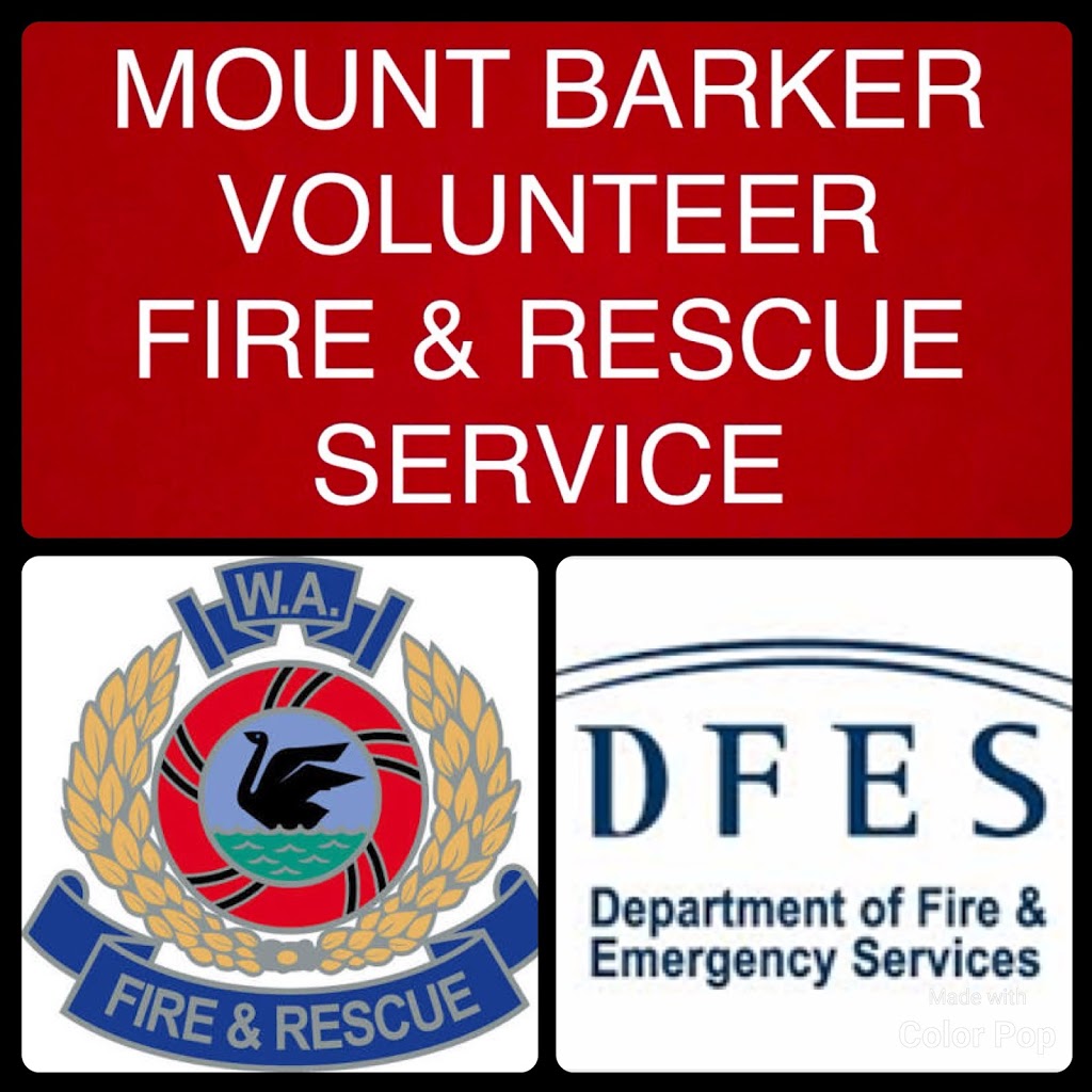 Mount Barker Volunteer Fire & Rescue Service | fire station | Lowood Rd, Mount Barker WA 6324, Australia | 0439936143 OR +61 439 936 143