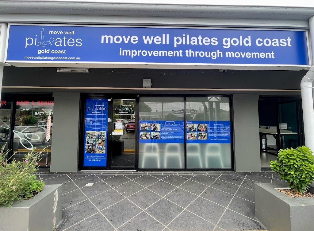 Move Well Pilates Gold Coast | Shop 11/21 Hansford Rd, Coombabah QLD 4216, Australia | Phone: 0402 403 061
