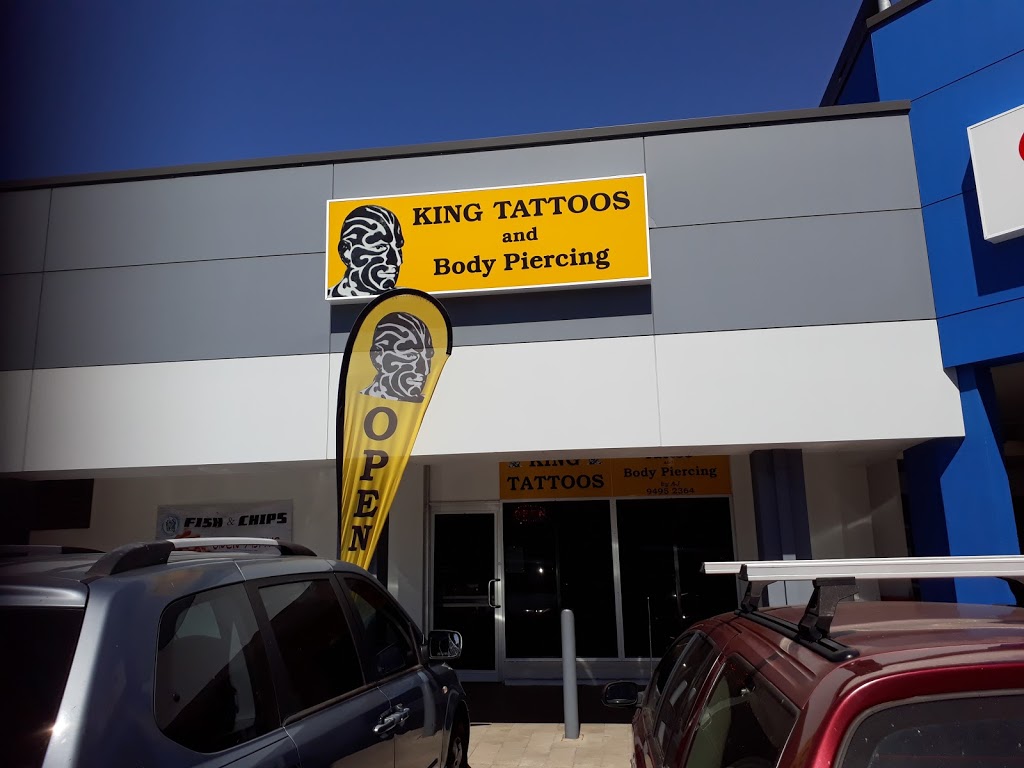 King Tattoos and Body Piercing | store | shop 14, CHAMPION LAKES SHOPPING CENTRE, 125 Westfield Rd, Camillo WA 6111, Australia | 0894952364 OR +61 8 9495 2364