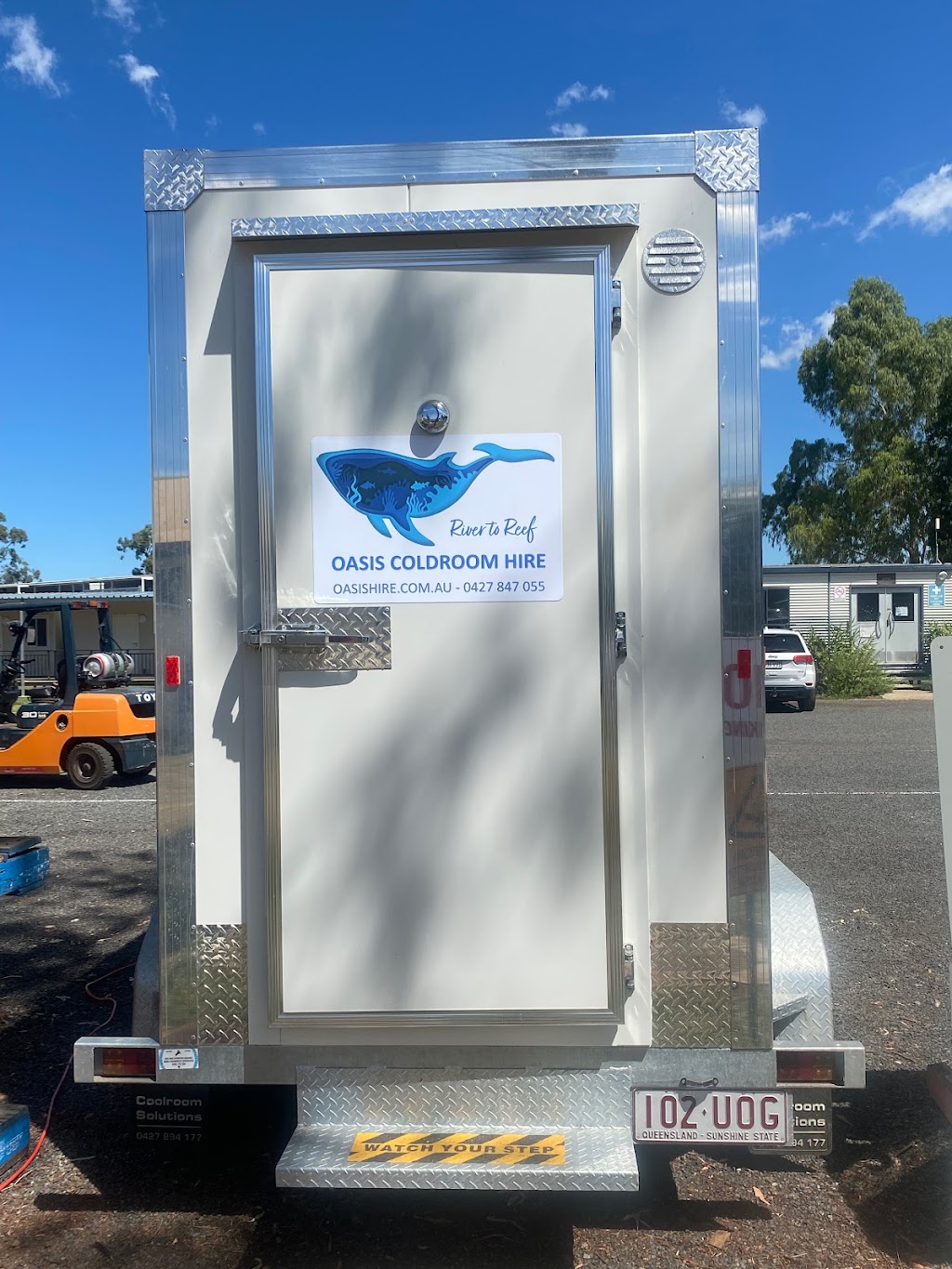 River to Reef Oasis Coldroom Hire | 25 John Pitchers Rd, Sarina QLD 4737, Australia | Phone: 0427 847 055