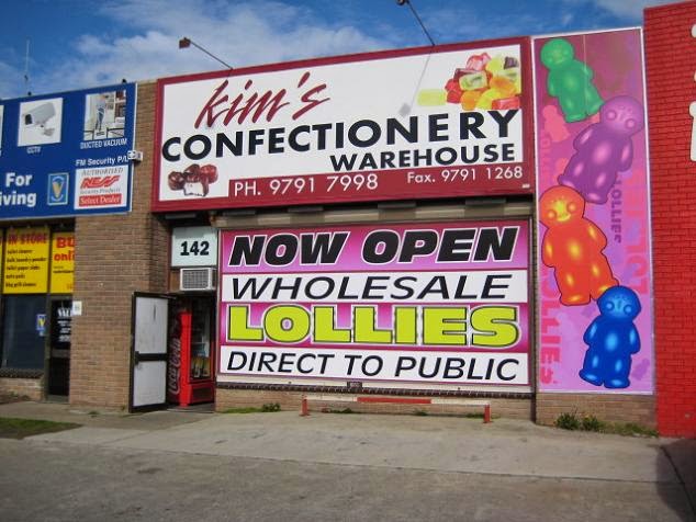 Kims Confectionary Warehouse | storage | 142 Cheltenham Rd, Dandenong VIC 3175, Australia | 0397917998 OR +61 3 9791 7998