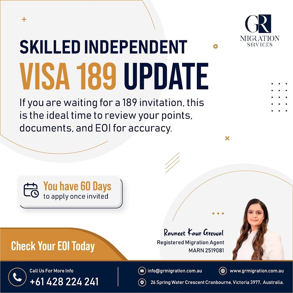 GR Migration | 26 Spring Water Cres, Cranbourne VIC 3977, Australia | Phone: 0428 224 241