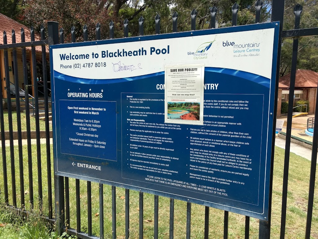 Blackheath Pool |  | Prince Edward St, Blackheath NSW 2785, Australia | 0247878018 OR +61 2 4787 8018