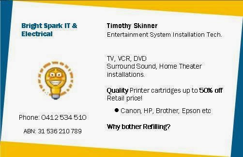 Bright Spark IT & Electrical | Pearce Dr, Coffs Harbour NSW 2450, Australia | Phone: 0412 534 510