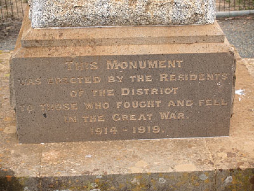 Bimbi Great War Memorial | park | Bimbi NSW 2810, Australia
