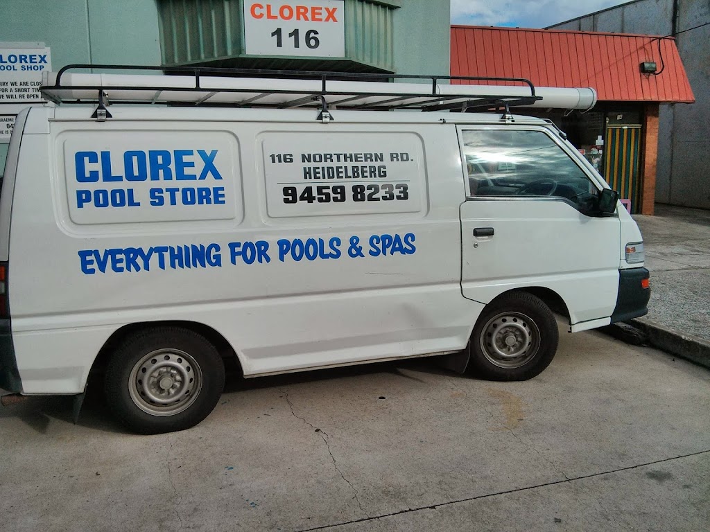 Clorex Pool & Spa Store | 116 Northern Rd, Heidelberg West VIC 3081, Australia | Phone: (03) 9459 8552