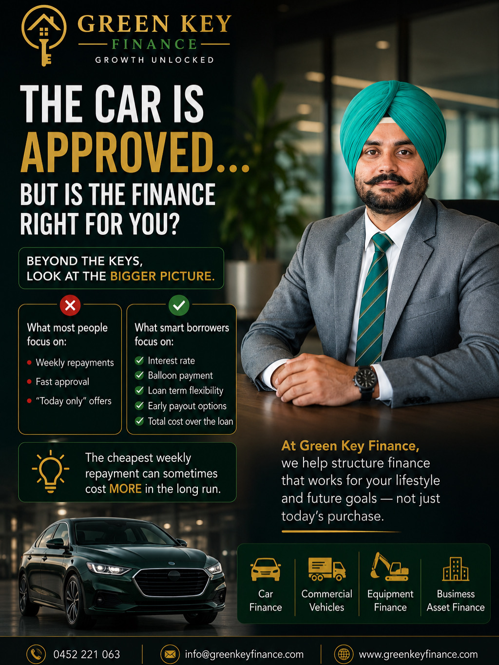 Green Key Finance | 3 Musical Ave, Clyde North VIC 3978, Australia | Phone: 0452 221 063