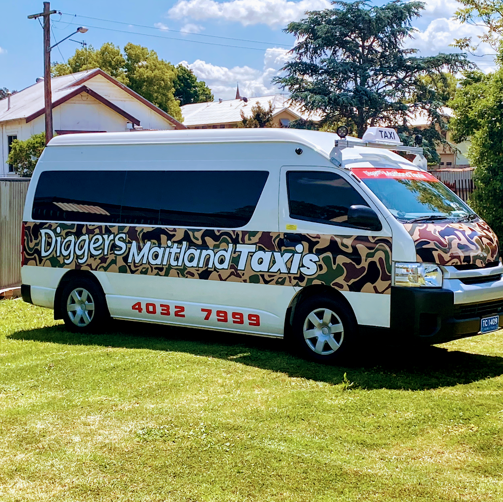 Diggers Maitland and Kurri Taxis | 48 Canavan Dr, Beresfield NSW 2322, Australia | Phone: (02) 4032 7999