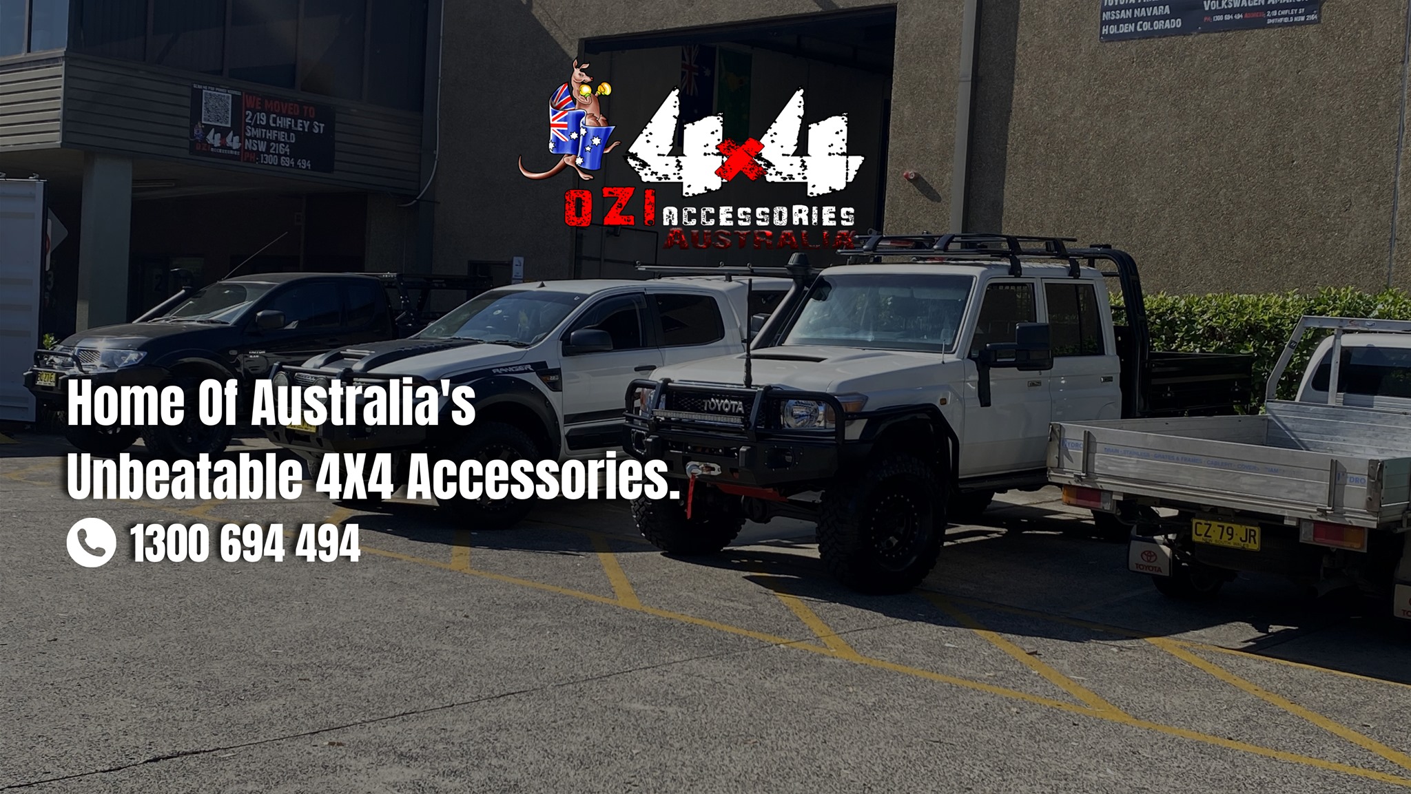 Ozi 4x4 Accessories | car repair | Unit 2/19 Chifley St, Smithfield NSW 2164, Australia | 1300694494 OR +61 1300 694 494