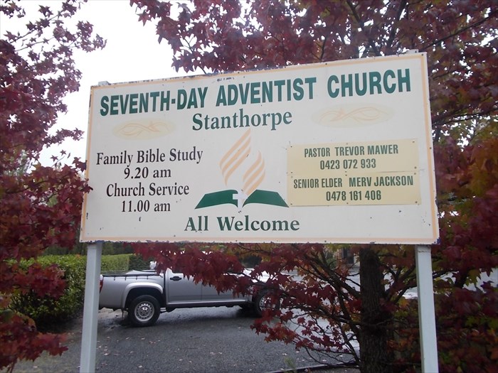 Stanthorpe Seventh-day Adventist Church | 240 Caves Rd, Stanthorpe QLD 4380, Australia | Phone: 0423 072 933