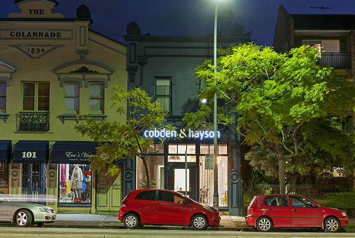 Cobden & Hayson Annandale | 99 Johnston St, Annandale NSW 2038, Australia | Phone: (02) 9552 4888