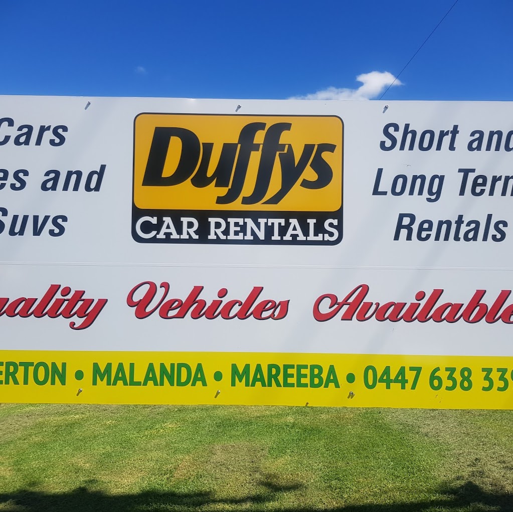 Duffys Car Rentals | 12/14 Tolga Rd, Atherton QLD 4883, Australia | Phone: (07) 4091 1091