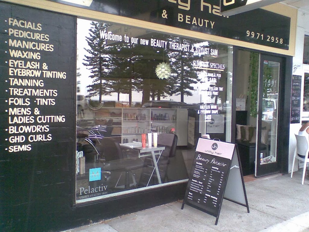 Unity Hair Design and Beauty | 1091 Pittwater Rd, Collaroy NSW 2097, Australia | Phone: (02) 9971 2958