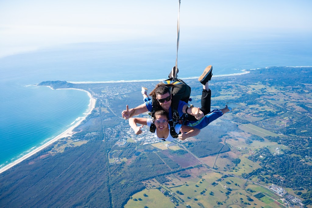 Skydive Byron Bay |  | Hanger 1 Tyagarah Airfield, Pacific Hwy, Tyagarah NSW 2481, Australia | 1300663634 OR +61 1300 663 634