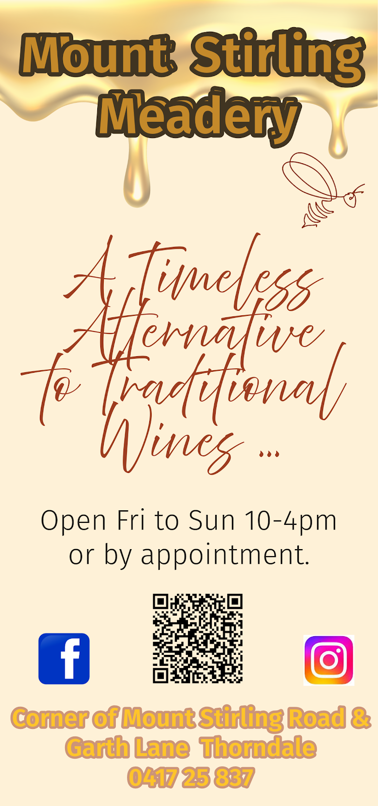 Mount Stirling Meadery | 400 Mount Stirling Rd, Thorndale QLD 4380, Australia | Phone: 0417 205 837