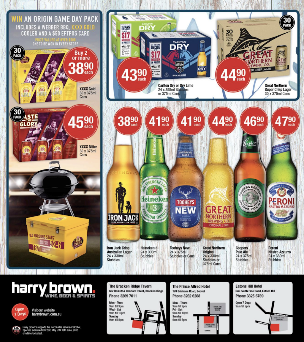 Harry Brown Liquor - Bracken Ridge | 154 Barrett St, Bracken Ridge QLD 4017, Australia | Phone: (07) 3269 7011