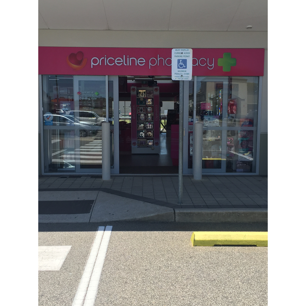 Priceline Pharmacy | pharmacy | 25/271 Amherst Rd, Canning Vale WA 6155, Australia | 0894560477 OR +61 8 9456 0477
