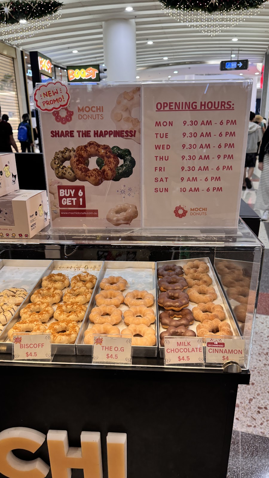 Mochi Donuts Burwood | 100 Burwood Rd, Burwood NSW 2134, Australia | Phone: 0466 638 554