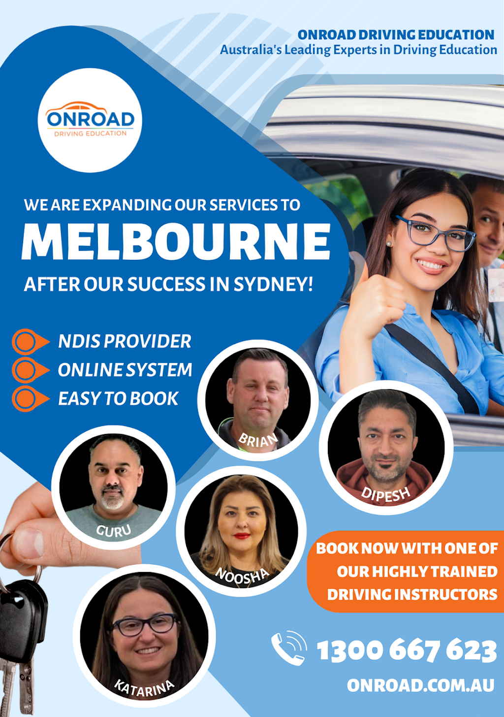 Onroad Driving Education | 15 Norman May Dr, Lidcombe NSW 2141, Australia | Phone: 1300 667 623