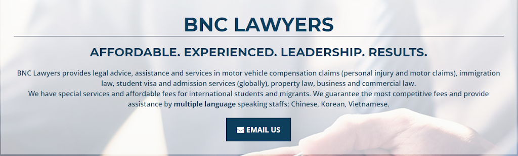 BNC Lawyers | lawyer | 2 Lovell Rd, Eastwood NSW 2122, Australia | 0280544519 OR +61 2 8054 4519