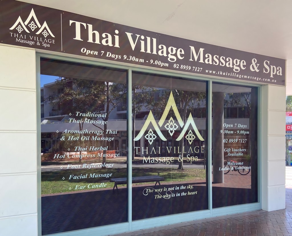 Thai Village Massage and Spa Newington | shop 12a/1 Ave of Europe, Newington NSW 2127, Australia | Phone: (02) 8959 7127