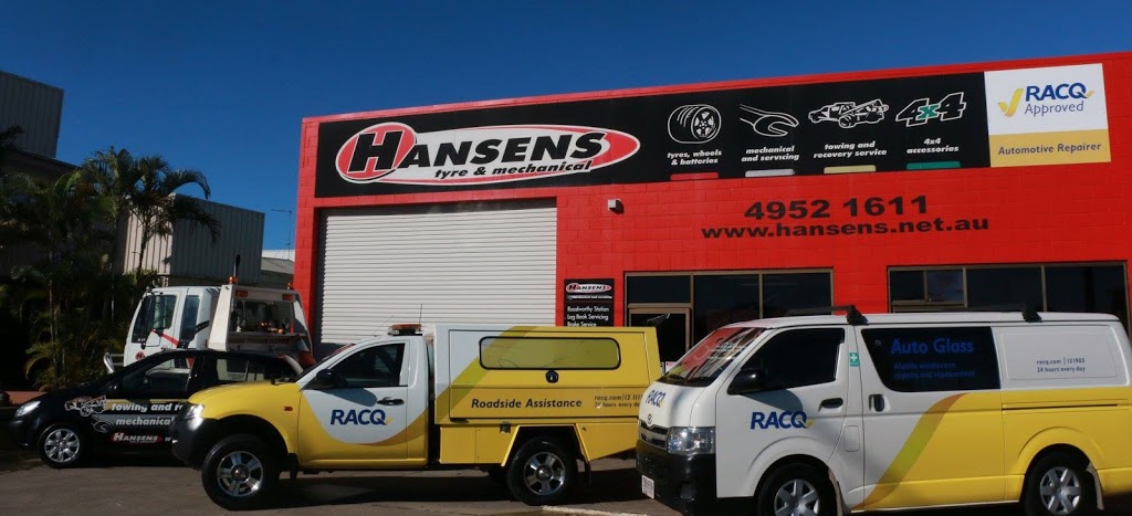 Hansens Tyre & Mechanical | car repair | 11 Broadsound Rd, Mackay QLD 4740, Australia | 0749521611 OR +61 7 4952 1611