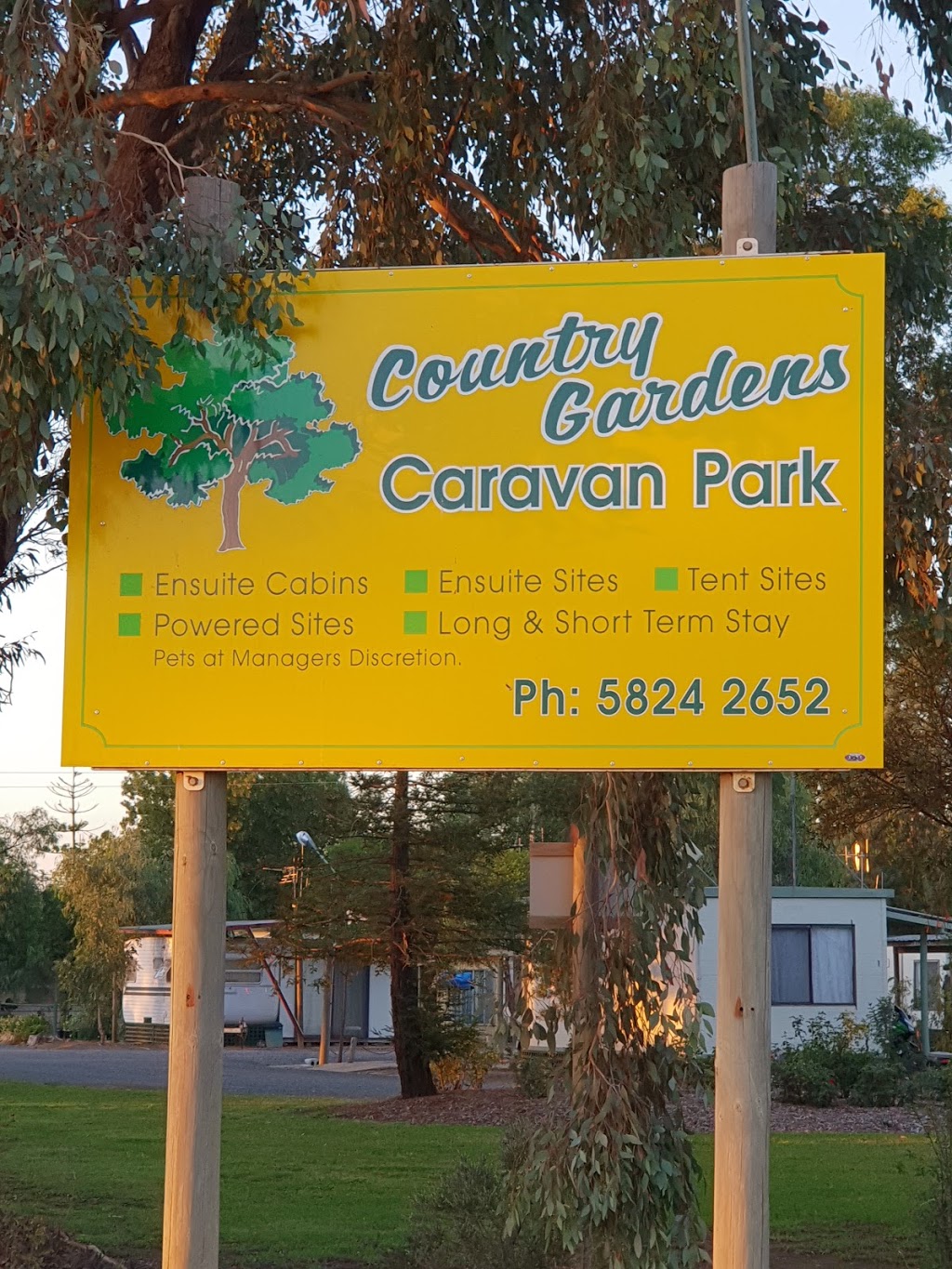 Country Gardens Caravan Park | rv park | 270 Winter Rd, Tatura VIC 3616, Australia | 0358242652 OR +61 3 5824 2652