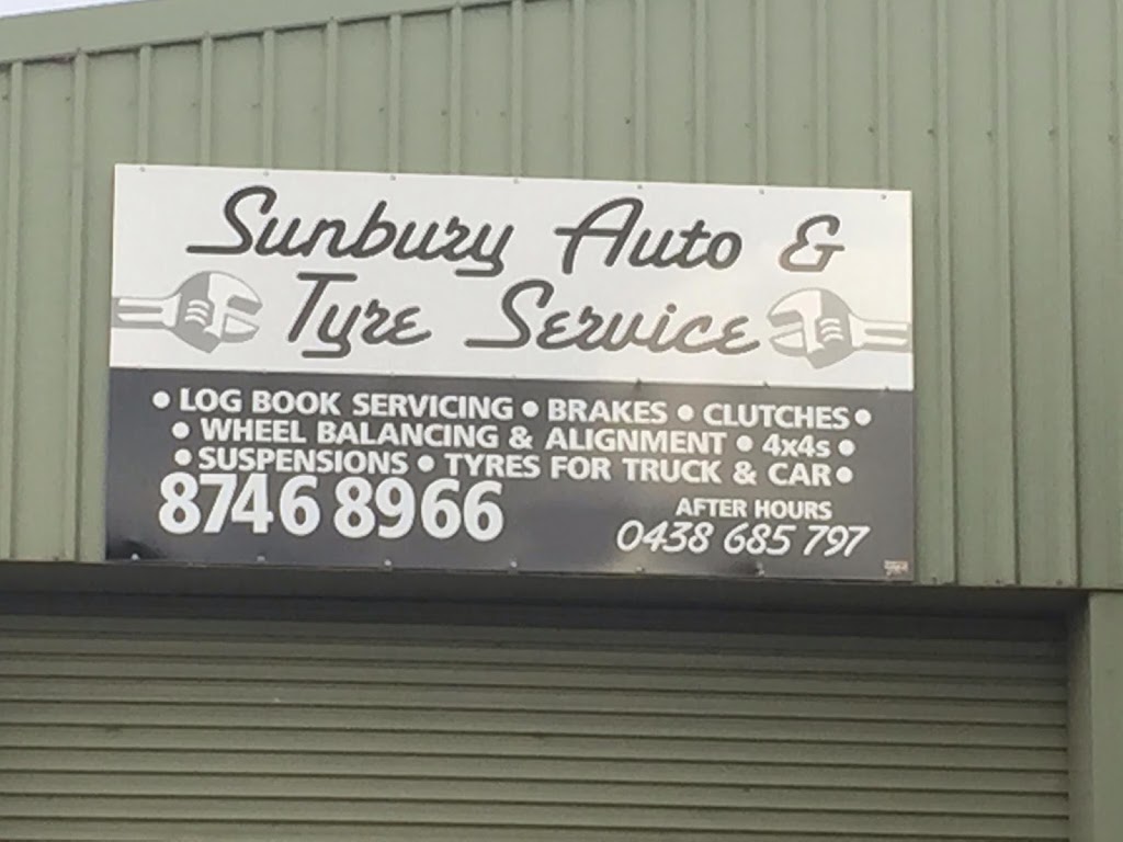 Sunbury Auto & Tyre Service | car repair | 3/18-20 McDougall Rd, Sunbury VIC 3429, Australia | 0387468966 OR +61 3 8746 8966