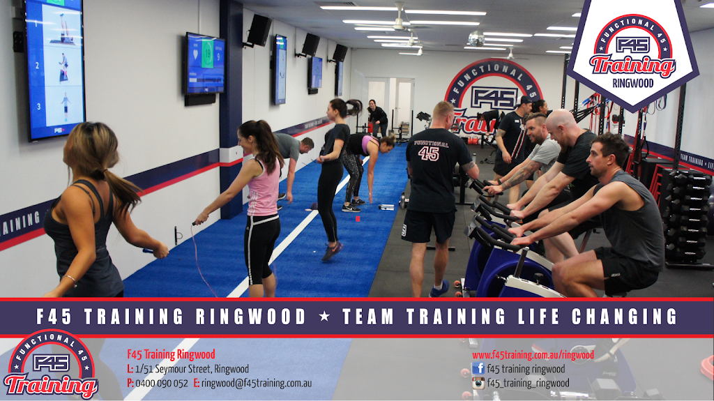 F45 Training Ringwood | gym | 1/51 Seymour St, Ringwood VIC 3134, Australia | 0400090052 OR +61 400 090 052