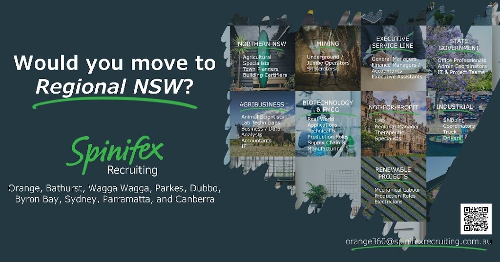 Spinifex Recruiting | Shop 5/7 Keppel St, Bathurst NSW 2795, Australia | Phone: 1300 800 301