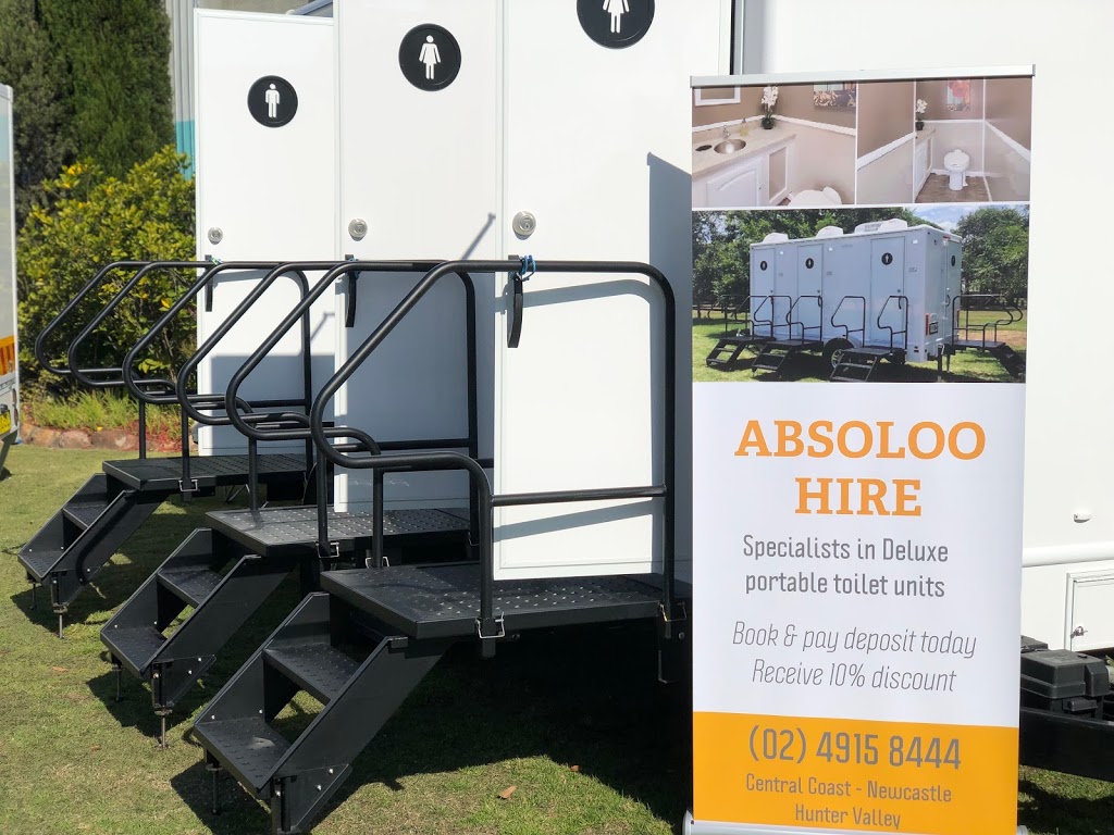 Absoloo Hire | 17 Accolade Ave, Morisset NSW 2264, Australia | Phone: (02) 4915 8444