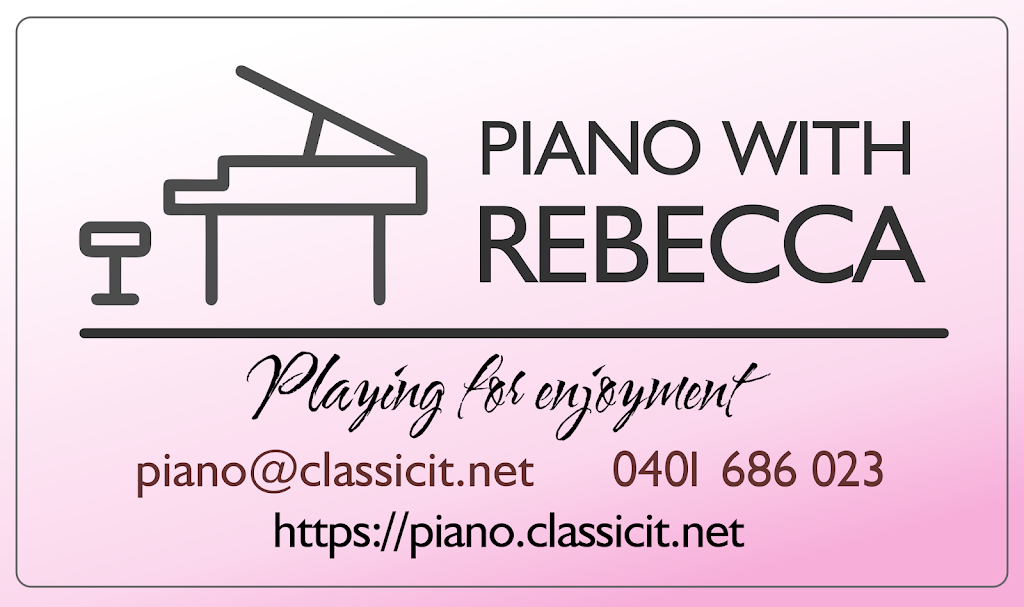 Piano with Rebecca | electronics store | 28 Rose Terrace, Spencers Brook WA 6401, Australia | 0401686023 OR +61 401 686 023