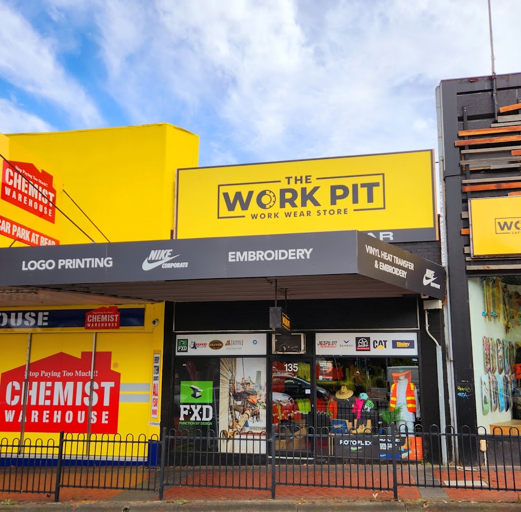 The WorkPit WorkWear Store | 135 Maroondah Hwy, Ringwood VIC 3134, Australia | Phone: (03) 9870 4218