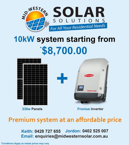 Mid-Western Solar Solutions | 3/18 Burrundulla Rd, Mudgee NSW 2850, Australia | Phone: 0428 727 655