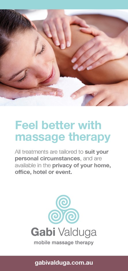 Gabi Valduga Mobile Massage Therapy | 27 Kingsmill Cct, Peregian Springs QLD 4573, Australia | Phone: 0430 496 791