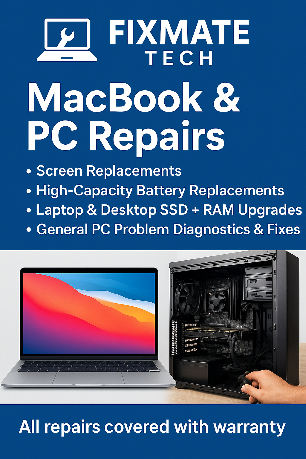 FixMate Tech | 593 George St, South Windsor NSW 2756, Australia | Phone: 0478 243 499