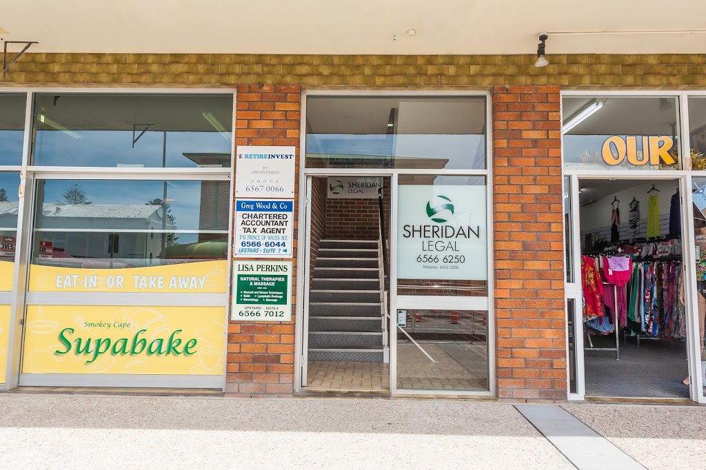 Sheridan Legal | 6/11 Prince of Wales Ave, South West Rocks NSW 2431, Australia | Phone: (02) 6566 6250