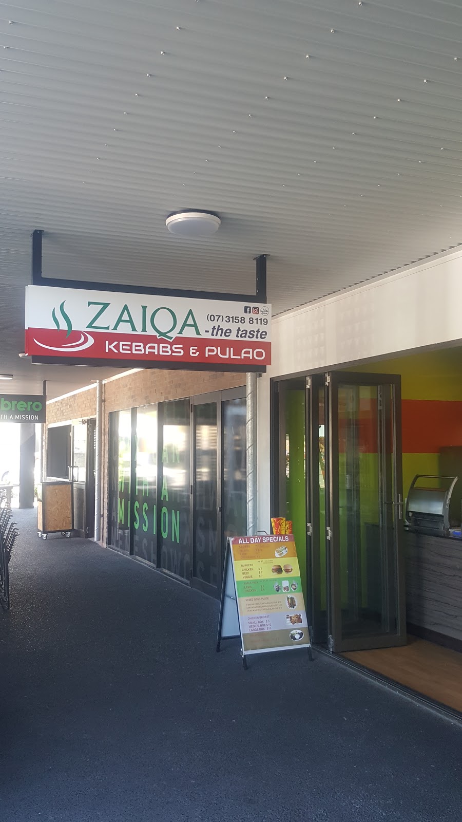 ZAIQA Kebabs & Pulao | restaurant | 10 Tottenham St, Woolloongabba QLD 4102, Australia | 0731588119 OR +61 7 3158 8119