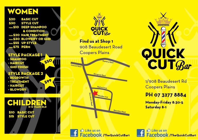 The Quick Cut Bar | hair care | 1/908 Beaudesert Rd, Coopers Plains QLD 4108, Australia | 0732778884 OR +61 7 3277 8884