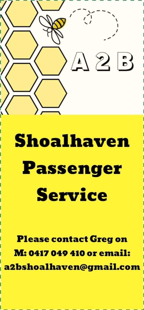 A2B Passenger Transport Shoalhaven | 196 Jacobs Dr, Sussex Inlet NSW 2540, Australia | Phone: 0417 049 410