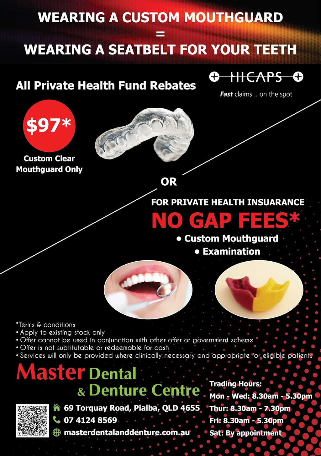 Master Dental and Denture Centre | 1/69 Torquay Rd, Pialba QLD 4655, Australia | Phone: (07) 4124 8569