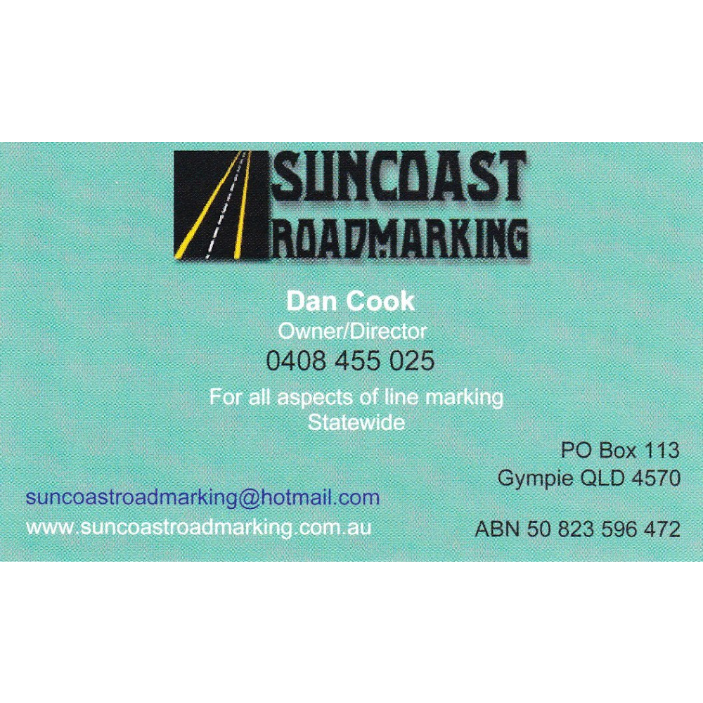 Suncoast Roadmarking | 51 Riley Rd, Traveston QLD 4570, Australia | Phone: 0408 455 025
