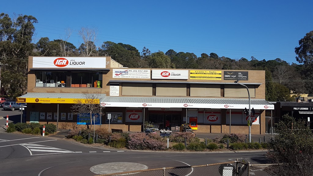 IGA Upwey | supermarket | 62-64 Main St, Upwey VIC 3158, Australia | 0397543013 OR +61 3 9754 3013