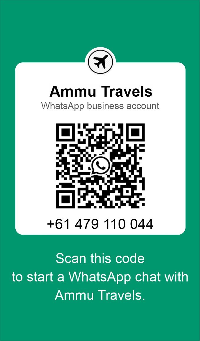 Ammu Travels Melbourne | 89 Holyoake Parade, Manor Lakes VIC 3024, Australia | Phone: 0479 110 044