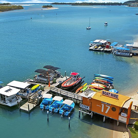 Jetty17 Boat & Kayak Hire | 248 Gympie Terrace, Noosaville QLD 4566, Australia | Phone: (07) 5449 8044