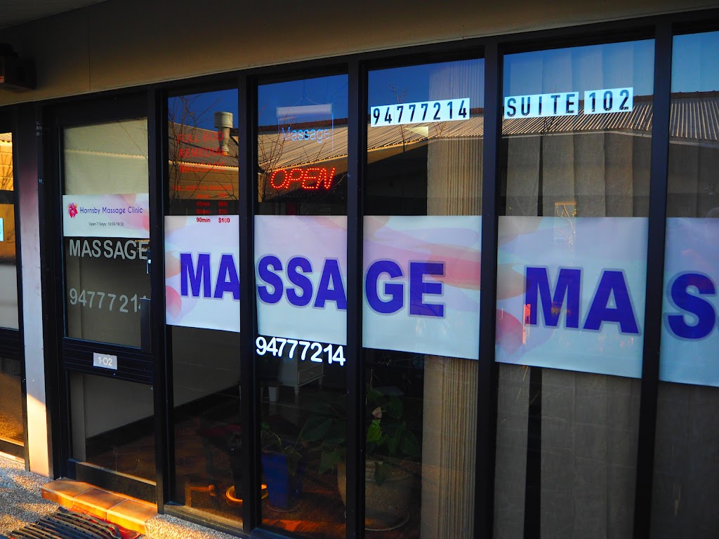 Hornsby Massage Clinic | 102/10 Edgeworth David Ave, Hornsby NSW 2077, Australia | Phone: (02) 9477 7214